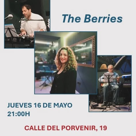 Cartel concierto The Berries